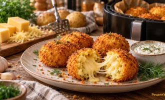 картофельные крокеты с сыром в аэрогриле